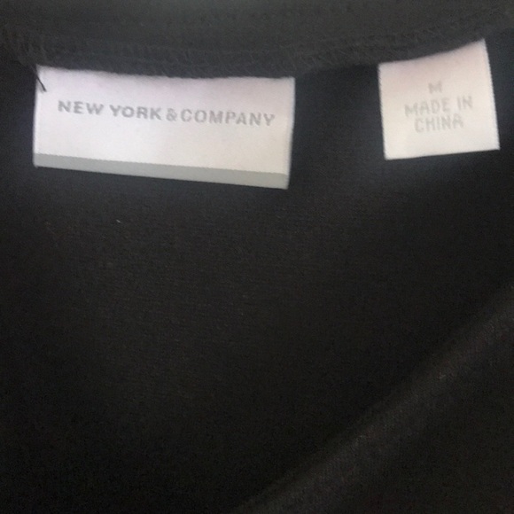 NWOT New York & Company Sheath Black Dress - Picture 2 of 5